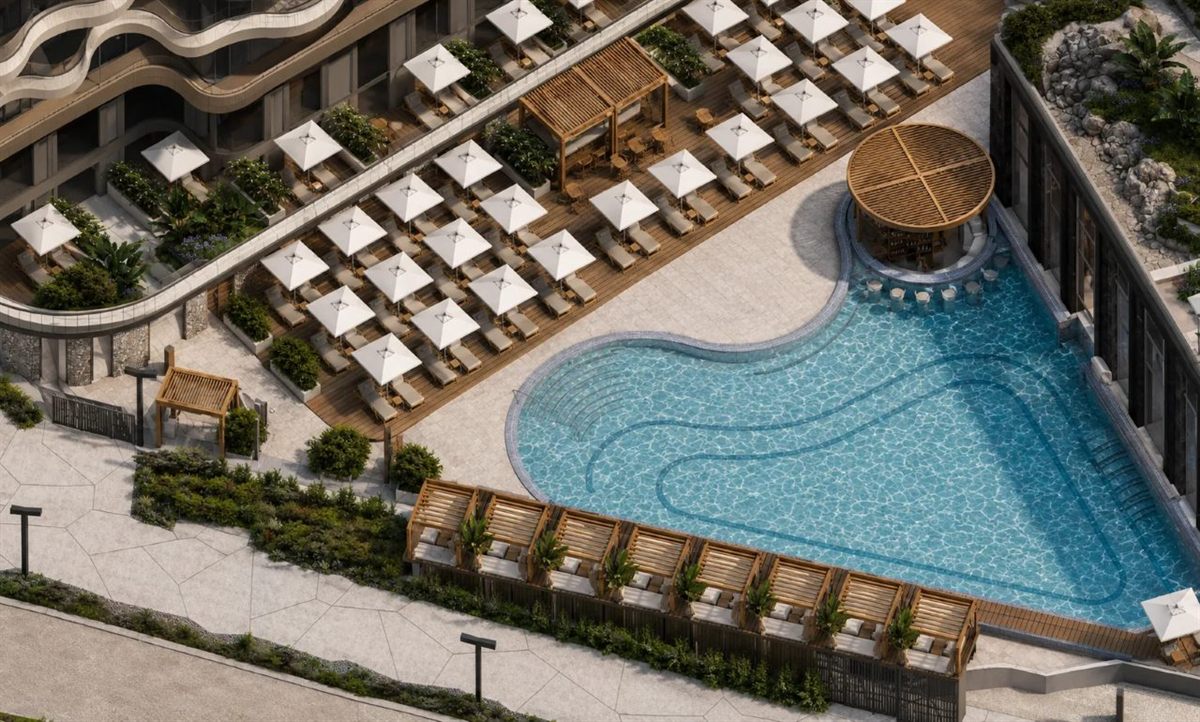 Sialia Resort 5* — территория комплекса и бассейны, вид сверху