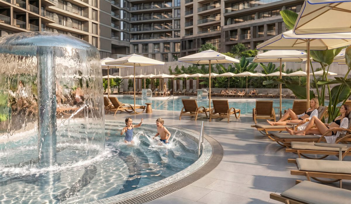 Sialia Resort 5* — внутренний двор и бассейны