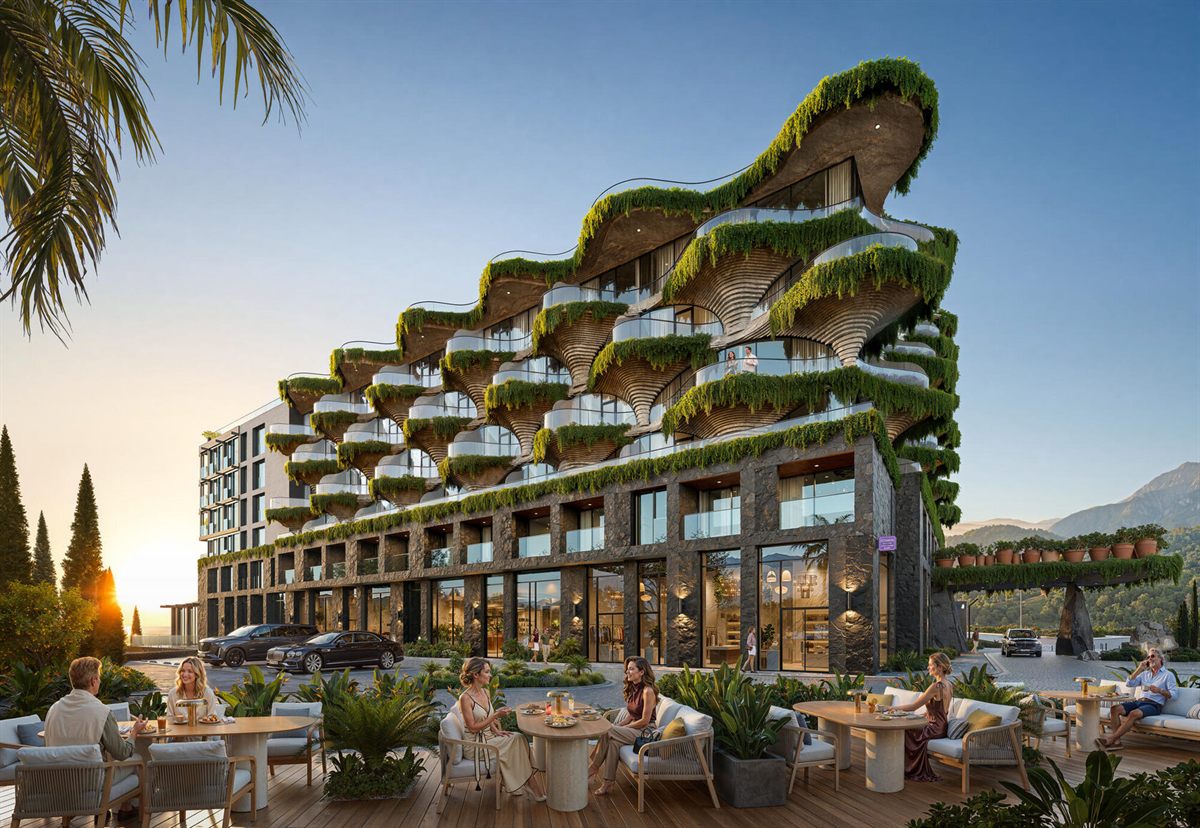 Sialia Resort 5* — каскадные террасы с озеленением