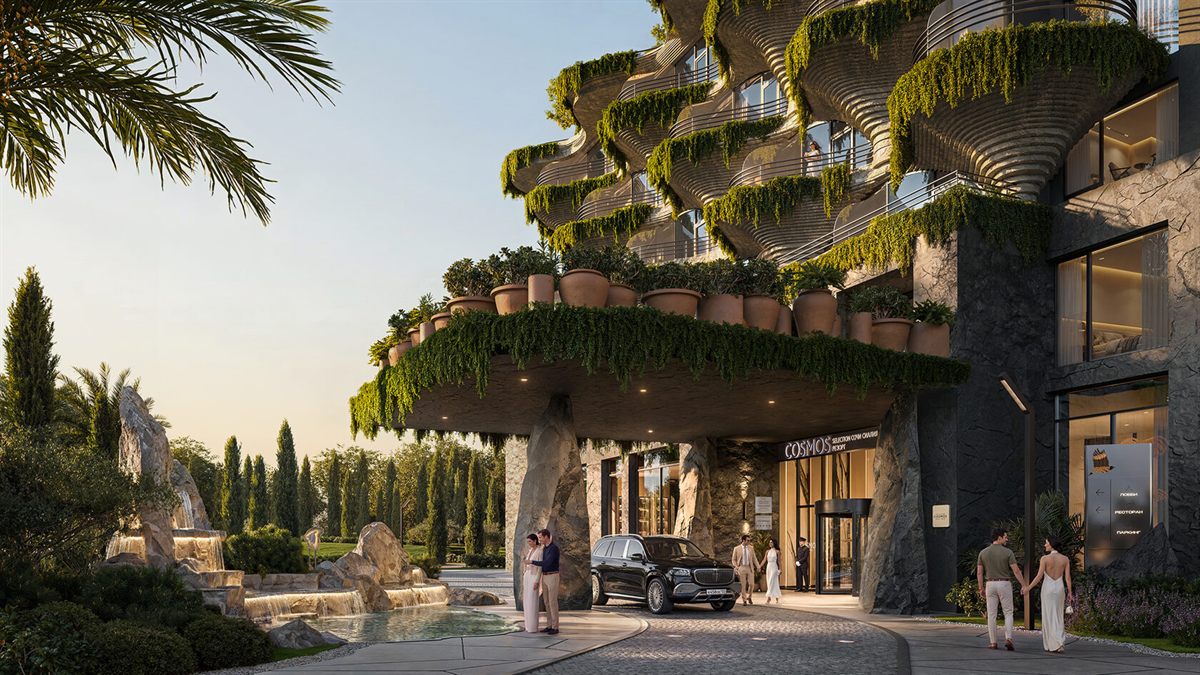 Sialia Resort 5* — прогулочная аллея в саду